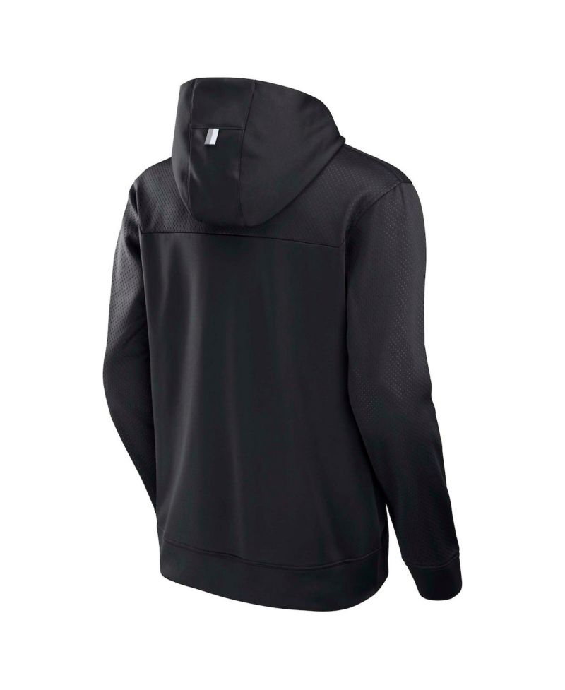 Men's Black Utah Hockey Club Defender Pullover Hoodie