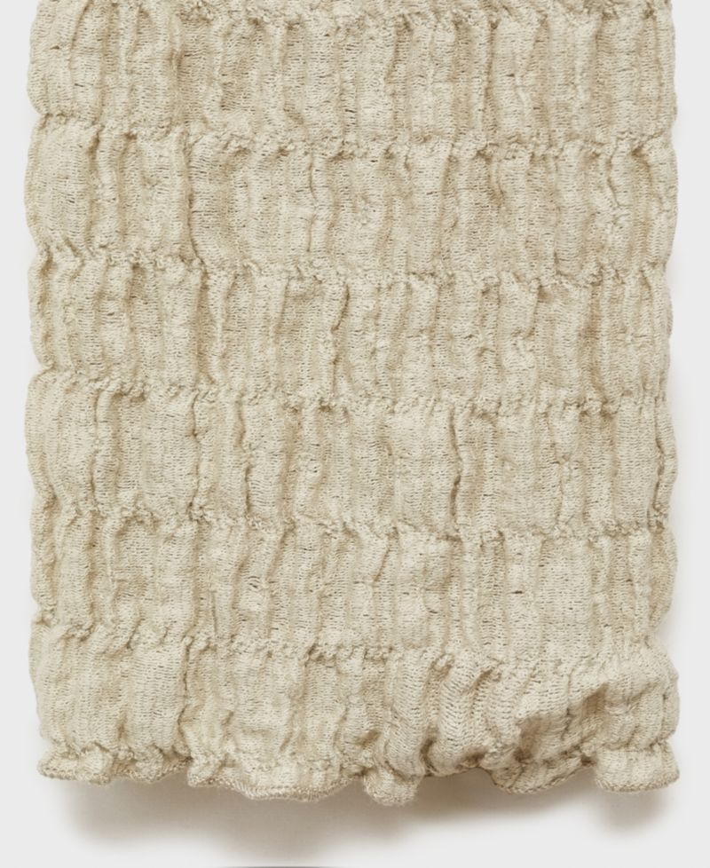 Women's Cotton Texture Ties Cardigan Sweater
