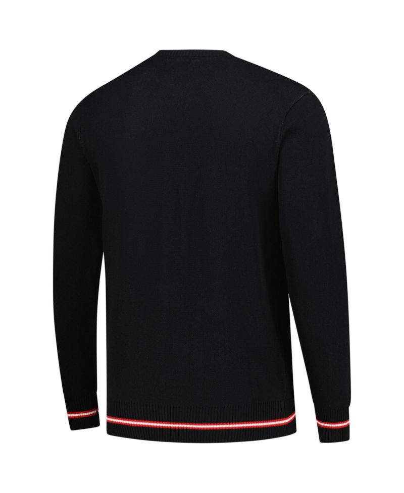 Men's and Women's Black Nebraska Huskers Renew Knit Vintage Retro Sweater