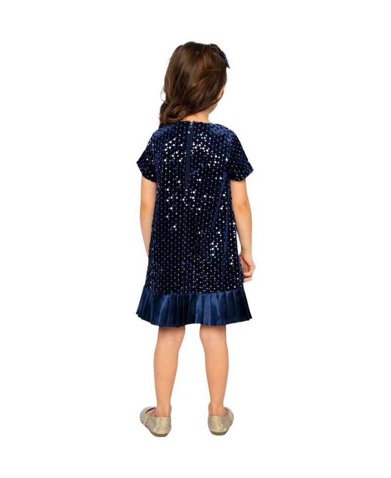 Girls (6-14) Short Sleeve A-Line Dress