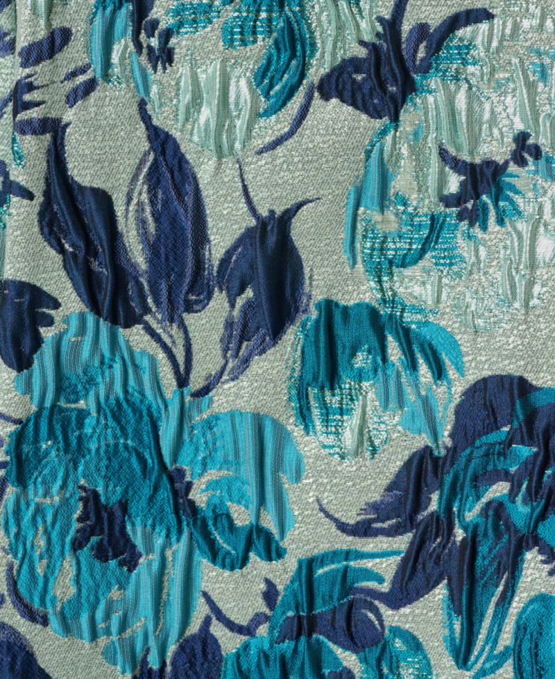 Women's Printed Metallic Boat Neck Dress