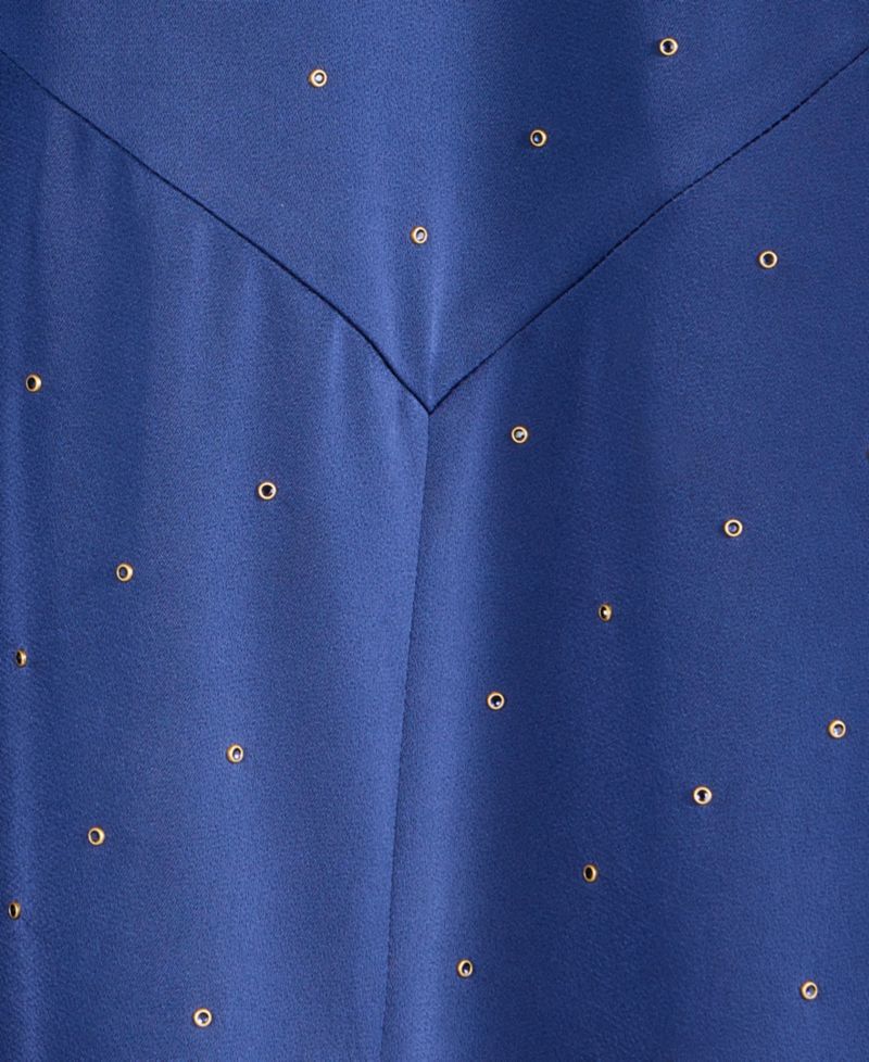 Women's Crystal-Embellished Satin Midi Skirt