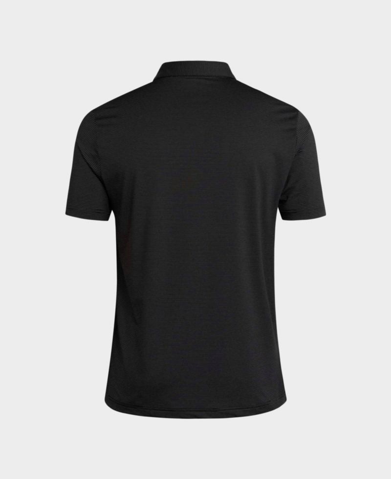 Men's Black Texas Tech Red Raiders Ultimate 365 Stripe Polo Shirt