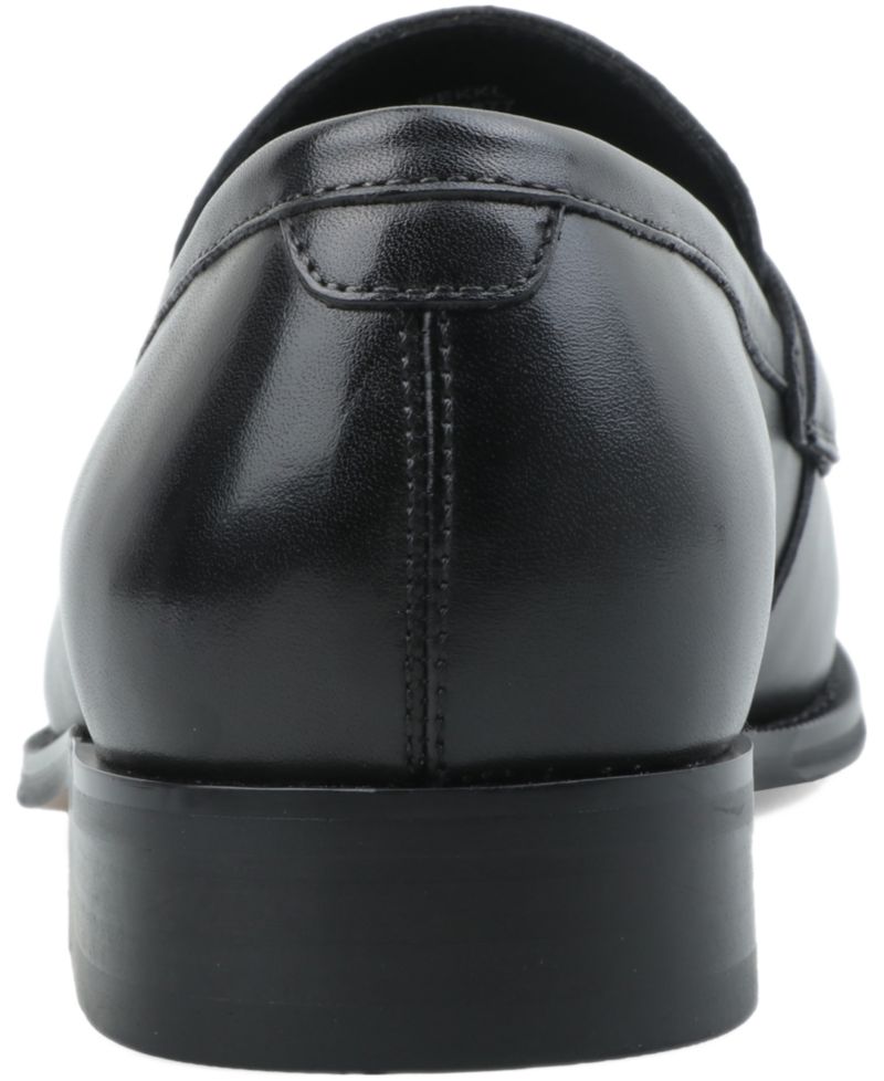 Men's Genuine Leather Slip-On Buckle Loafers