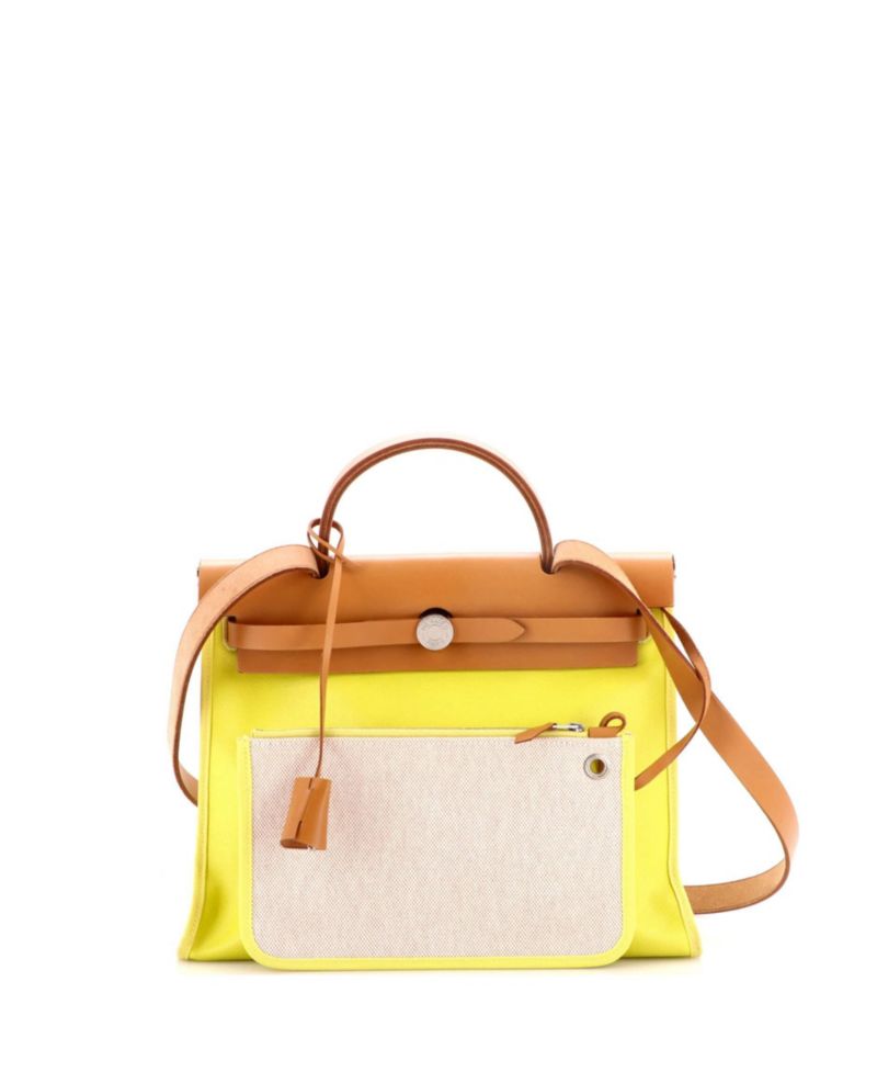 31 Herbag Zip Berline Vache Canvas and Leather
