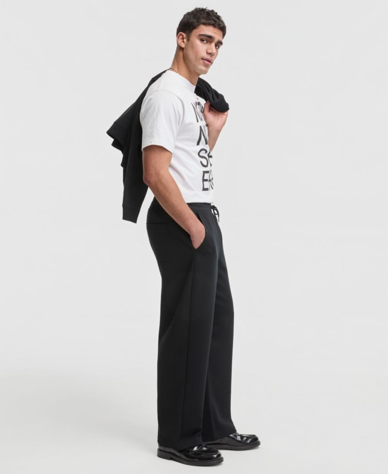 Men's Relaxed-Fit Wide Sweatpants