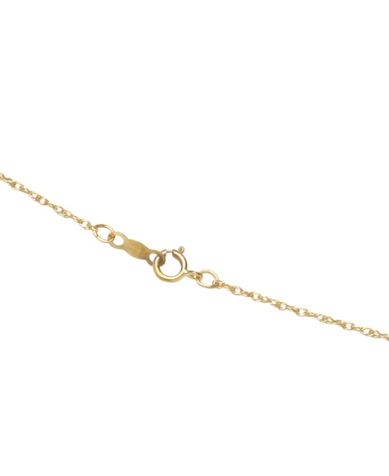 Love Knot Pearl (5 mm) Necklace Set in 14k Gold