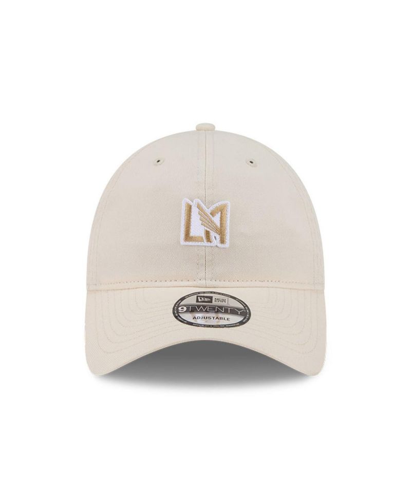 Men's Beige LAFC Micro Team Logo 9TWENTY Adjustable Hat