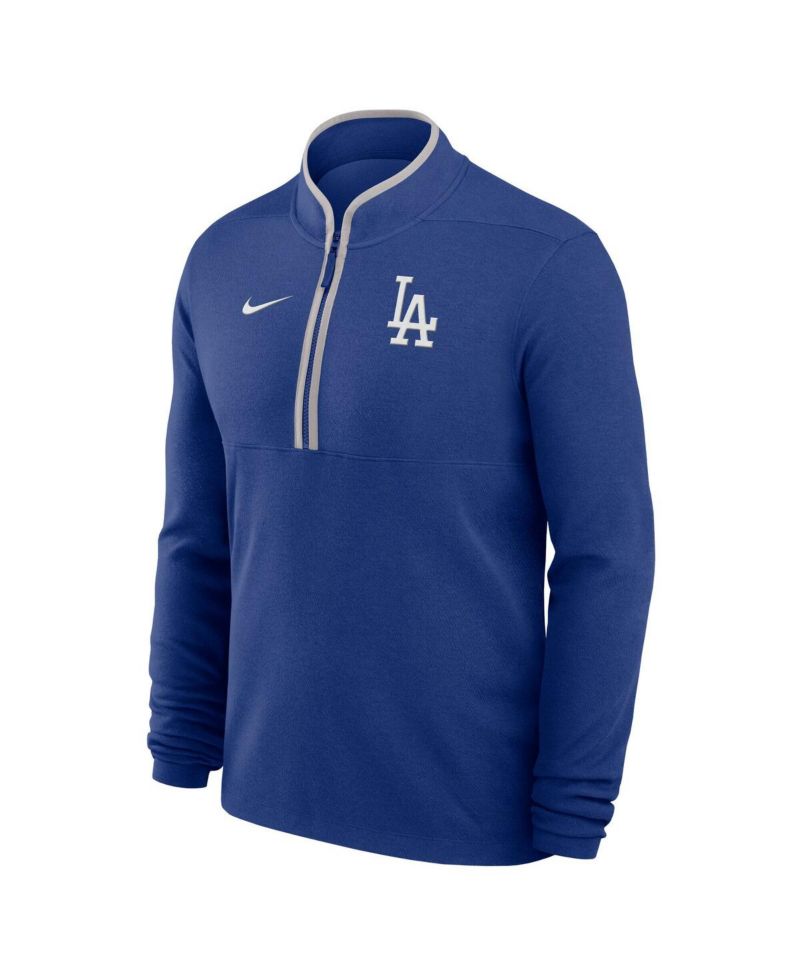 Men's Royal Los Angeles Dodgers Dri-FIT Victory Half-Zip