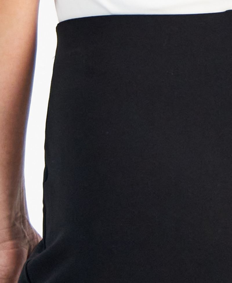 Petites Knit Wide-Leg Pull-On Pants, Petite & Petite Short