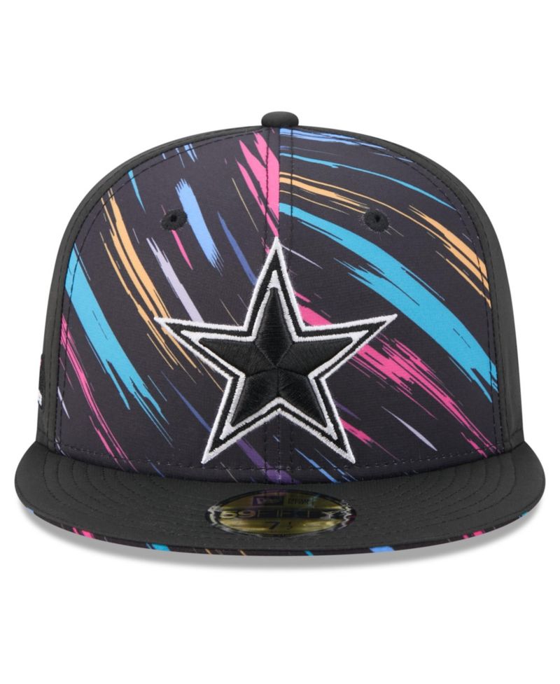 Men's Black Dallas Cowboys 2026 NFL Cruical Catch 59FIFTY Fitted Hat