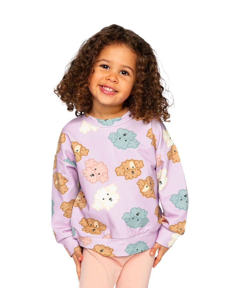Little and Big Girl (6-12) Printed Sweatshirt