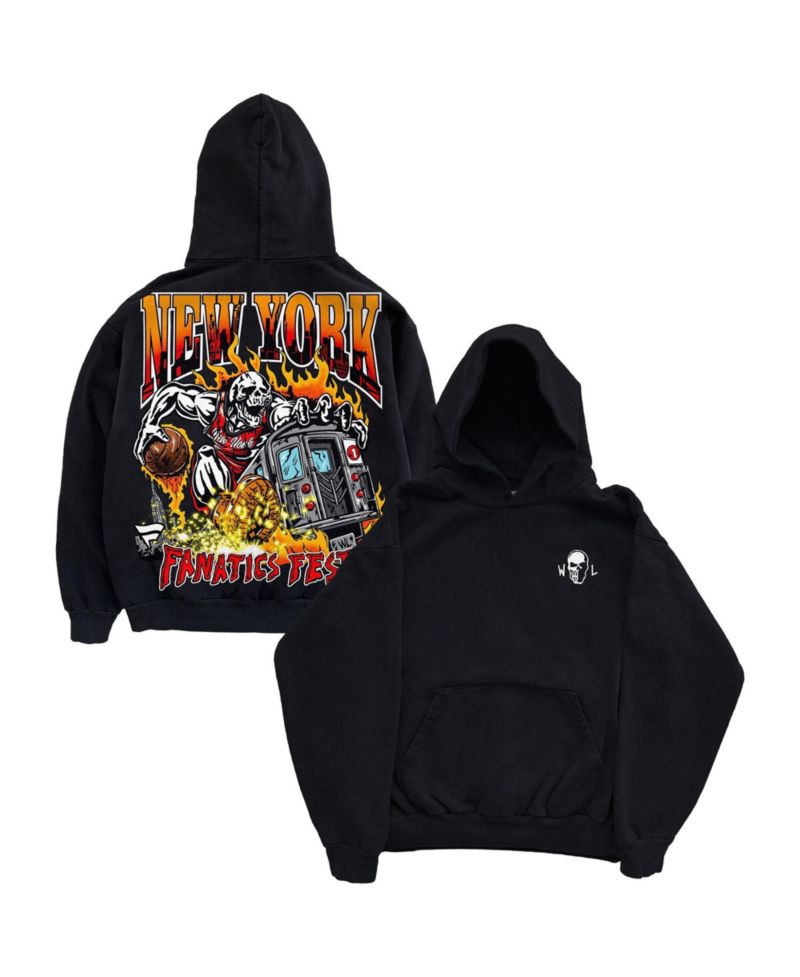 Men's Black Fest Subway Rider Hoodie