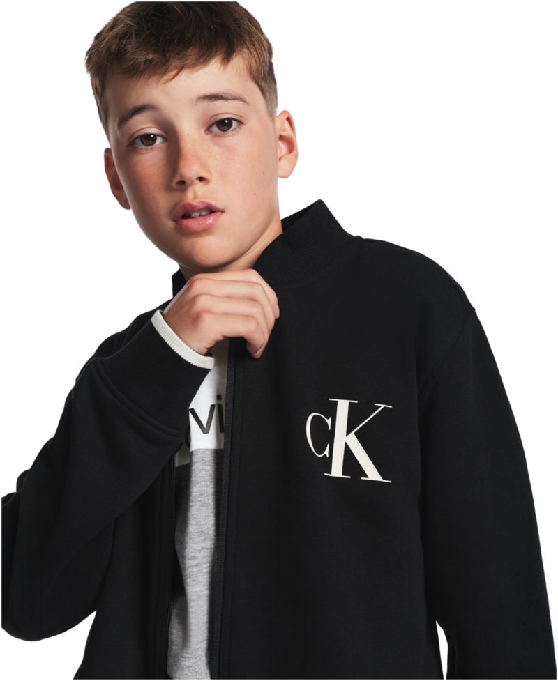 Boys' 8-20 Long-Sleeve Bomber Sweatshirt