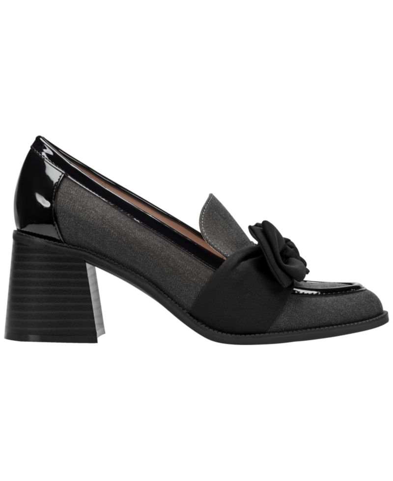 Women's Korrar Bow Block Heel Loafers