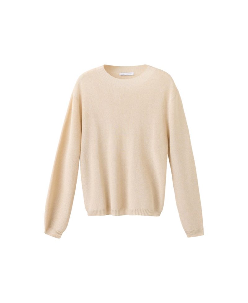 Women's Lurex Knitted Lightweight Sweater