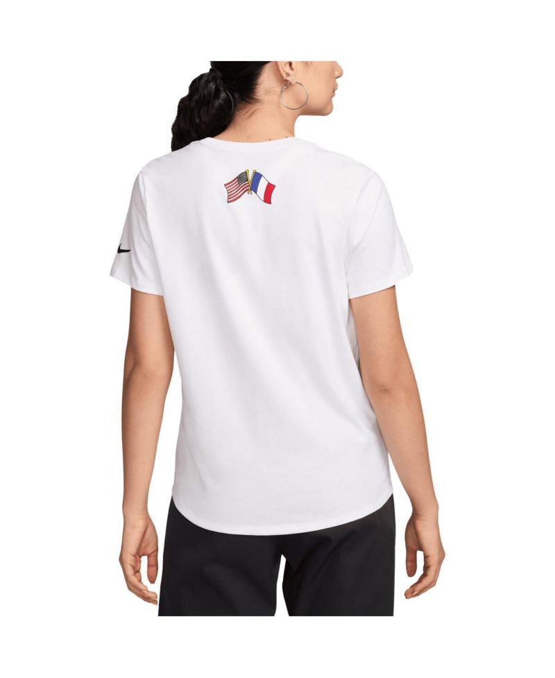 Women's White Team USA Essentials Eagle T-Shirt
