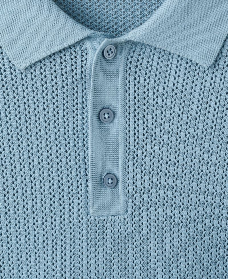 Men's Cotton Knitted Polo Shirt