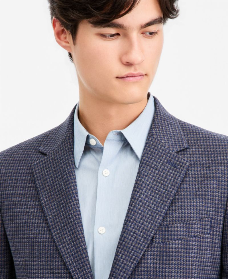 Men's Modern-Fit Stretch Pattern Sport Coat