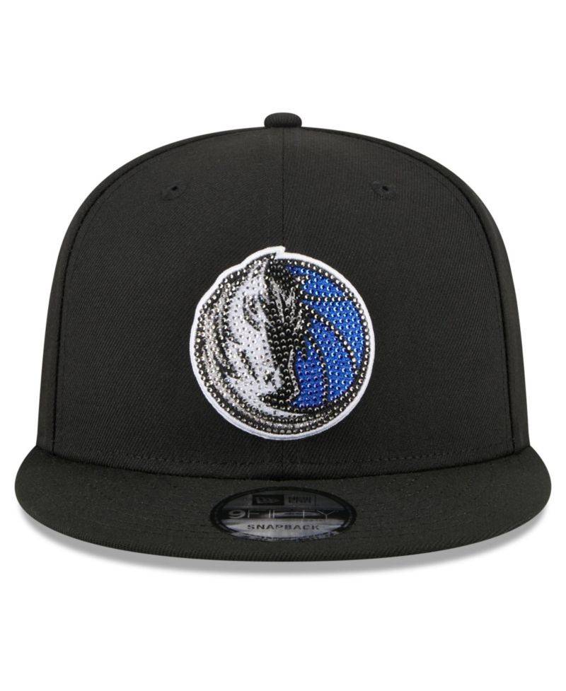 Men's Black Dallas Mavericks 2026 NBA Draft Crystal 9FIFTY Snapback Hat