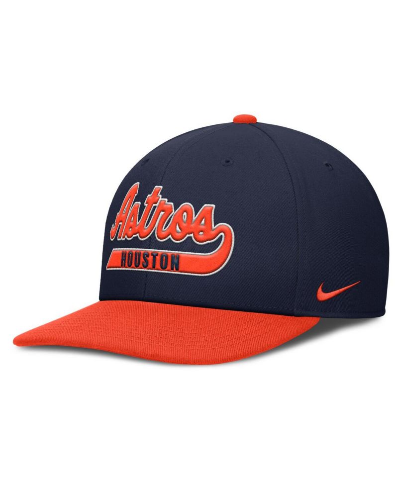 Men's Navy/Orange Houston Astros Pro Performance Snapback Hat