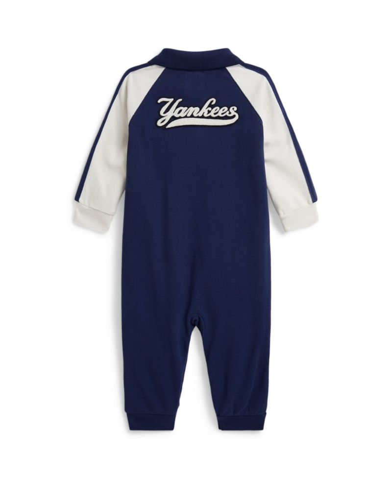 Baby Boys' Yankees Polo Collar Coverall