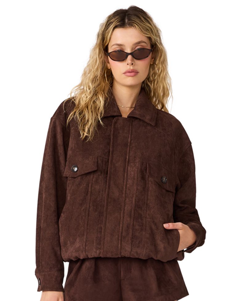 Women's Henson Faux-Suede Bomber Jacket