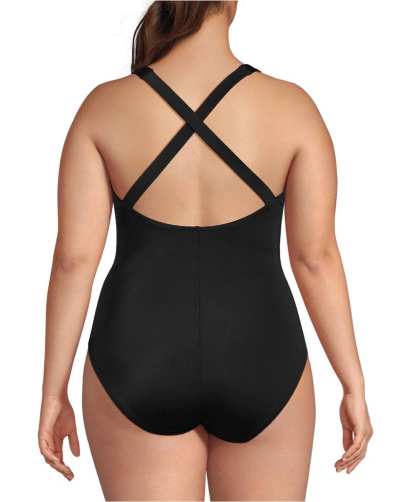 Women's Tugless X-Back One Piece Swimsuit