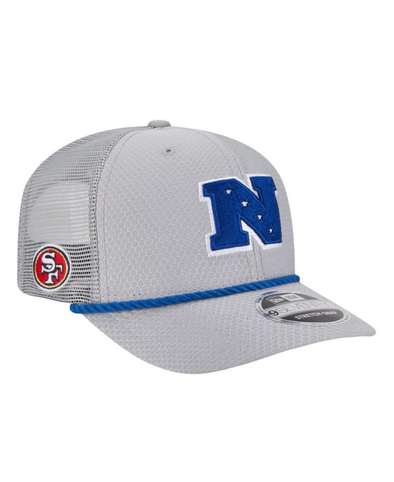 Men's Gray San Francisco 49ers 2025 Pro Bowl 9SEVENTY Stretch-Snap Hat
