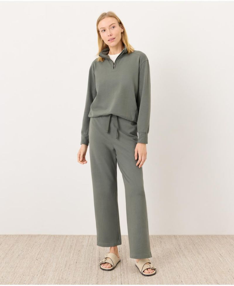 Women's Cloud Knit Quarter Zip Made with Organic Cotton