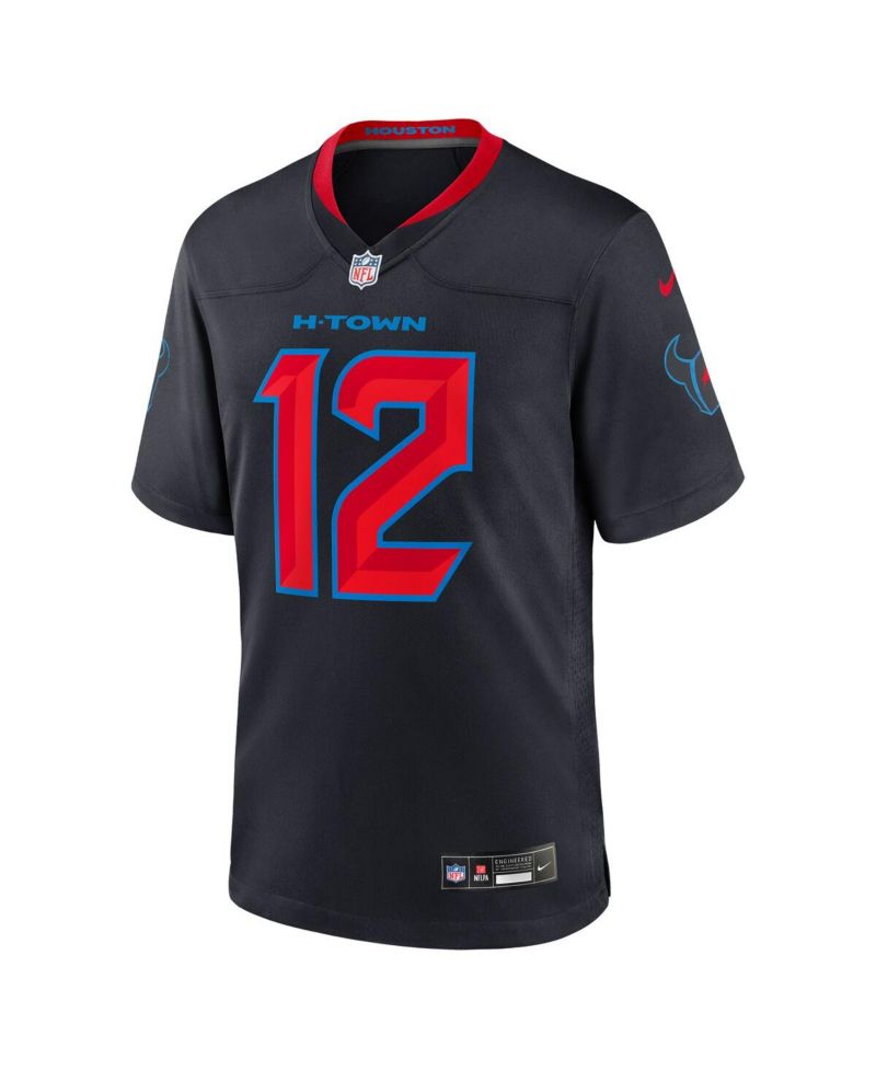 Men's Nico Collins Navy Houston Texans 2nd Alternate Game Jersey