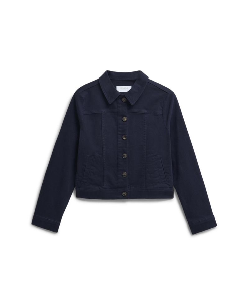 Women's Selborne Boxy Cropped Denim Jacket