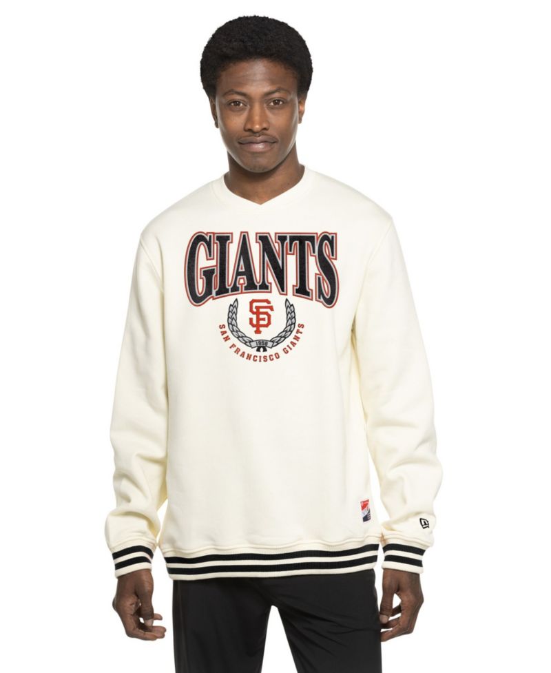 Men's White San Francisco Giants Throwback Sweatshirt