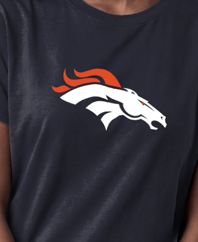 Women's Denver Broncos Cotton-Blend Logo T-Shirt