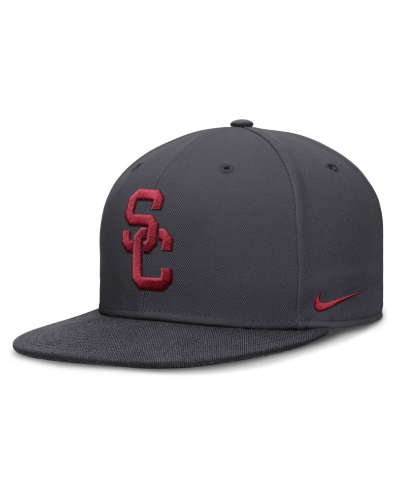 Men's Anthracite USC Trojans Pro Dri-FIT Fitted Hat