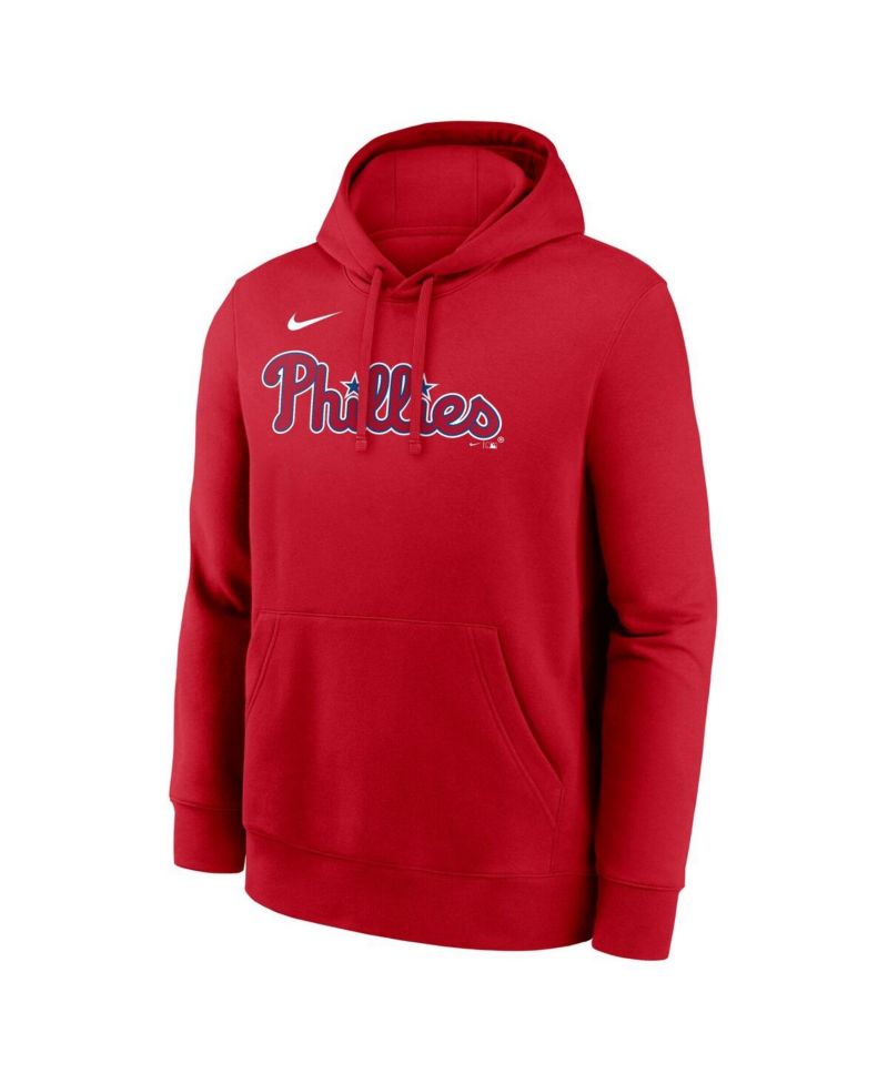 Men's Red Philadelphia Phillies Dri-Fit Club Hoodie
