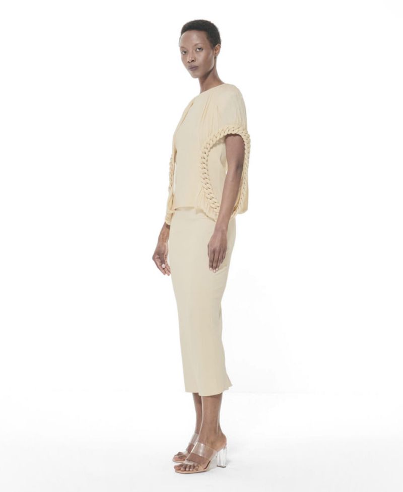 Women's Midi Pencil Knit Skirt
