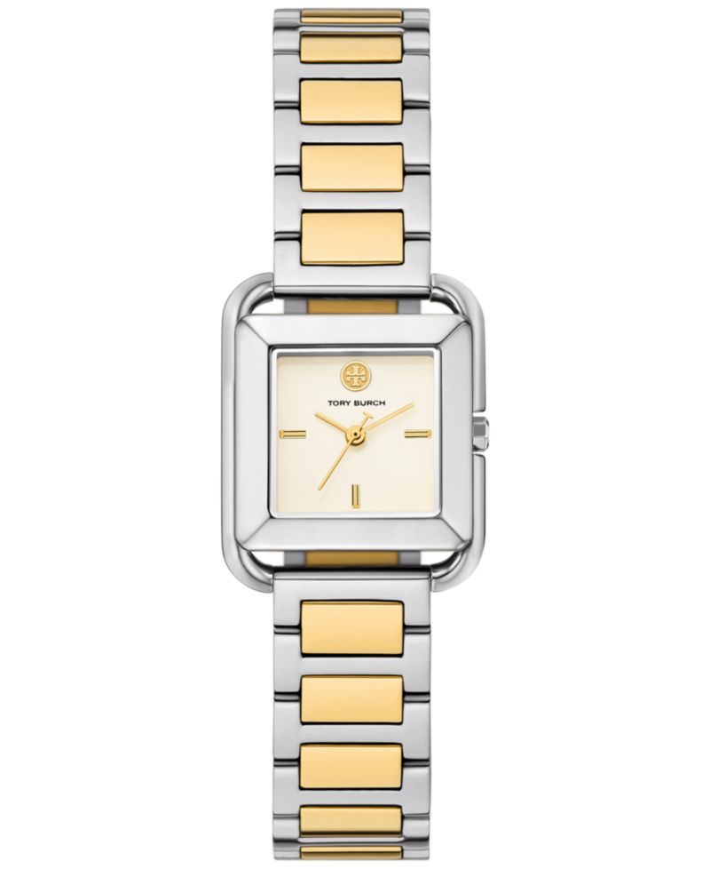 Women's The Kira Square Two-Tone Stainless Steel Bracelet Watch 24mm