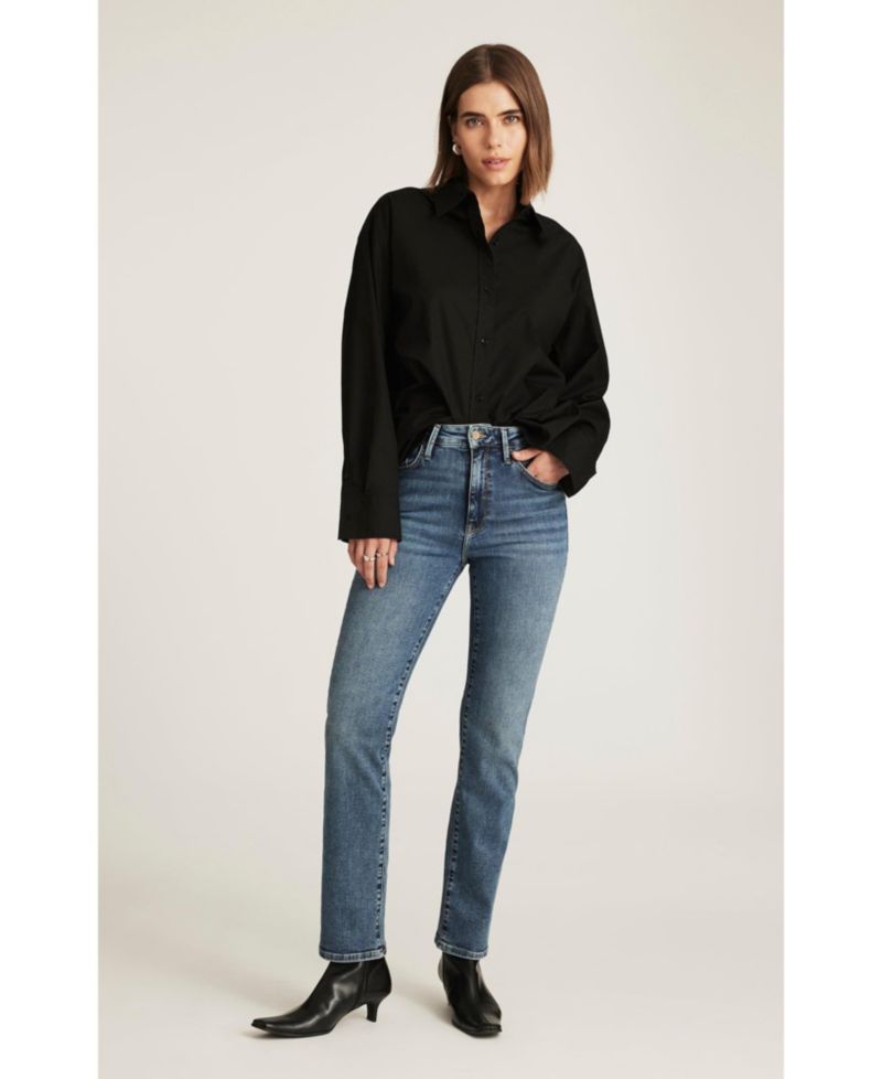 Women's Kendra High Rise Straight Leg Jeans