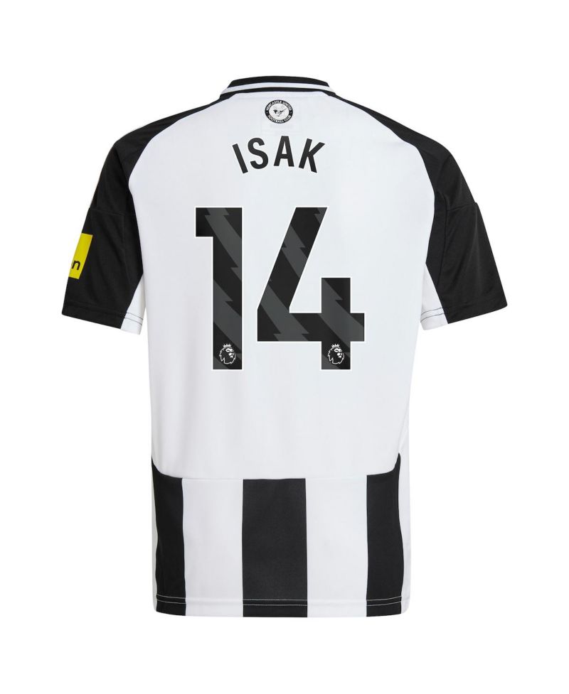 Big Boys and Girls Alexander Isak Black Newcastle United 2024/25 Home Replica Player Jersey