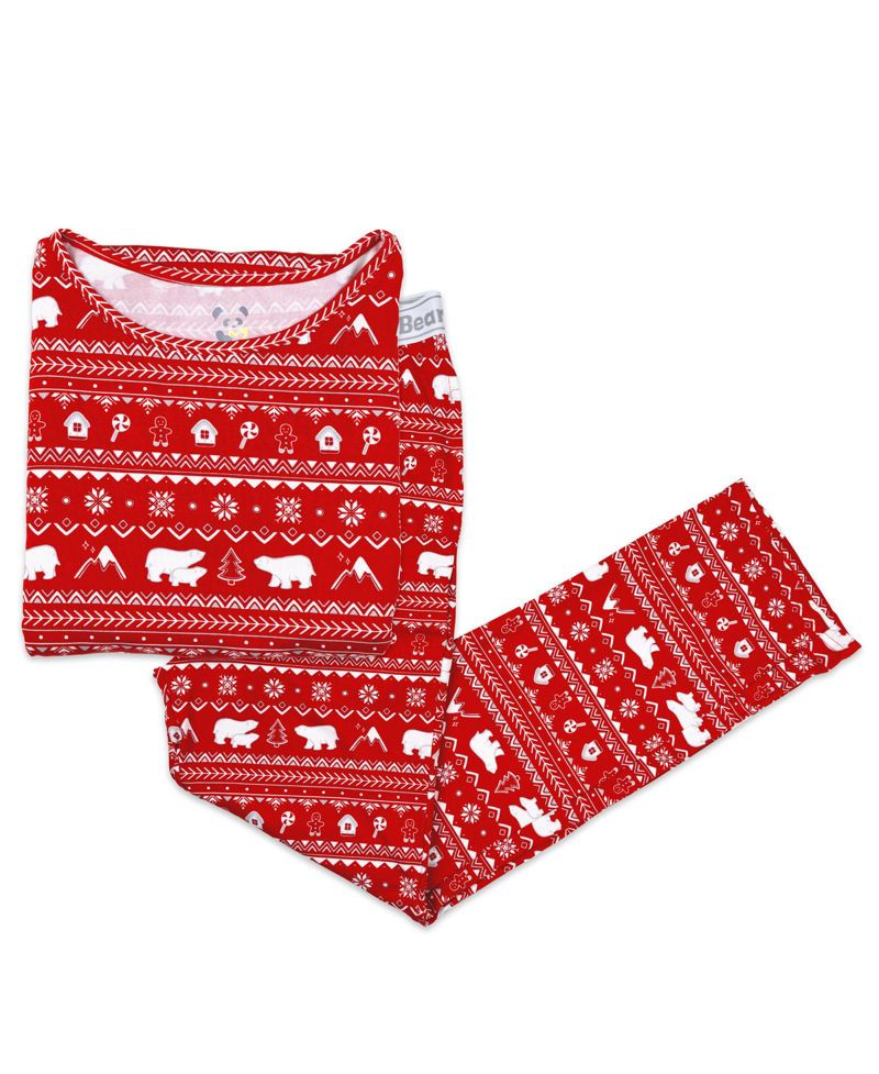 Men's Polar Isle Red Pajama Set