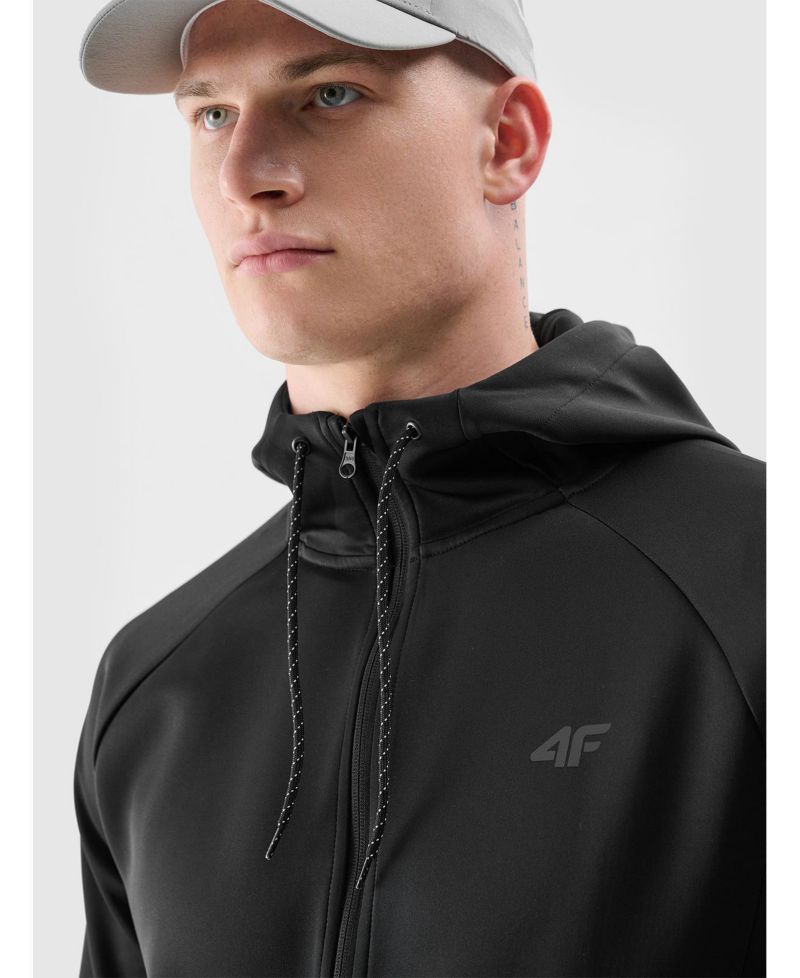 Men's Zipped Hooded Quick-Drying Training Sweatshirt