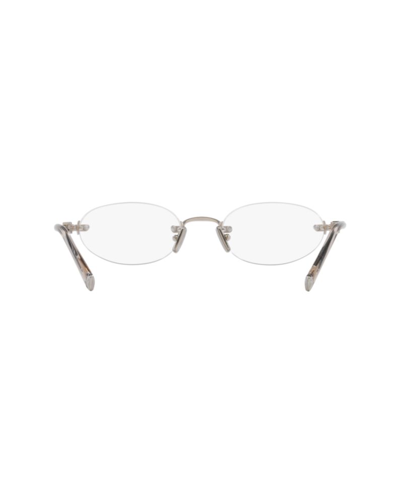 Woman Oval Metal MU 53WV Eyeglasses