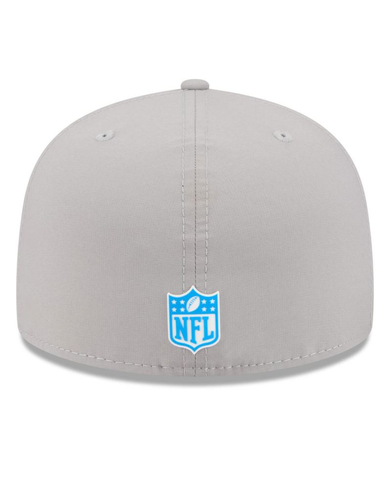 Men's Gray Detroit Lions 2025 Sideline 59FIFTY Fitted Hat