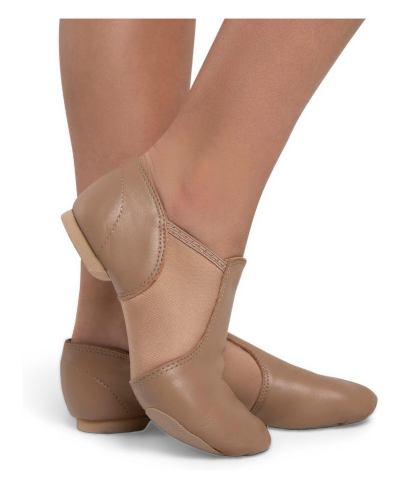 Girls E-Series Wide Jazz Slip On Shoes