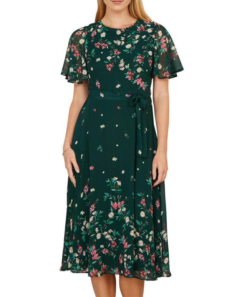 Women's Daisy Mirror Placement Skater Dress