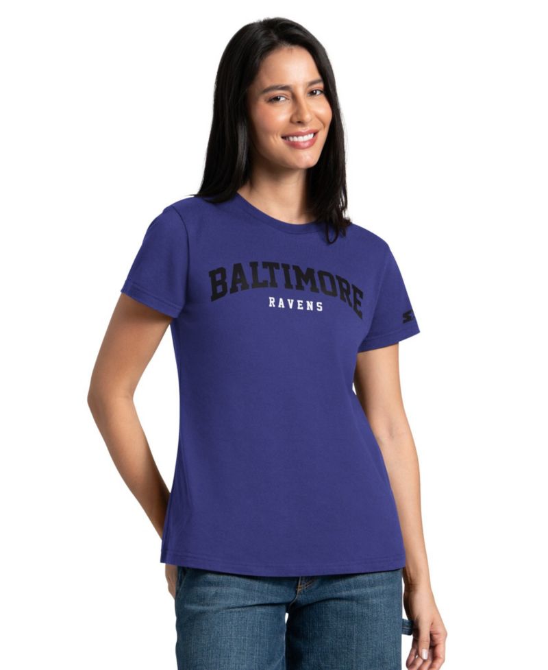 Women's 2-piece Purple/Black Baltimore Ravens T-Shirt