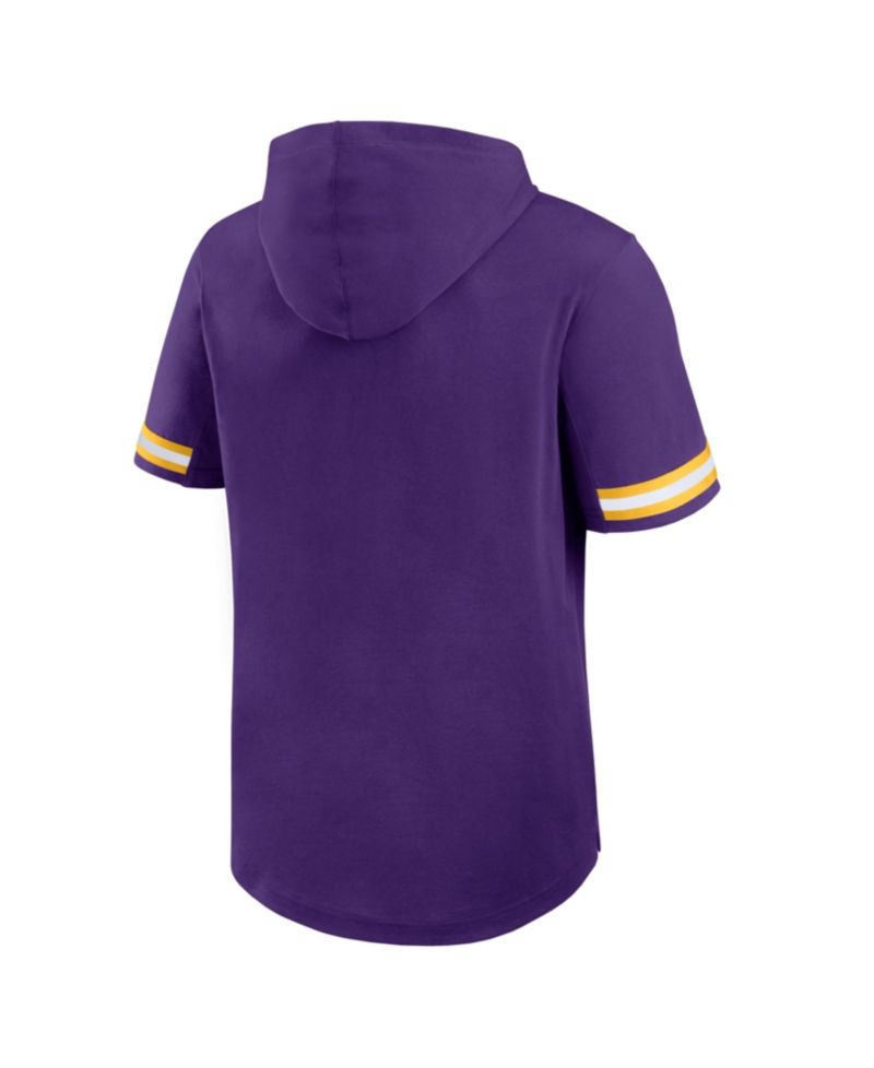 Men's Minnesota Vikings Optimal Play Short-Sleeve Classic-Fit Hoodie