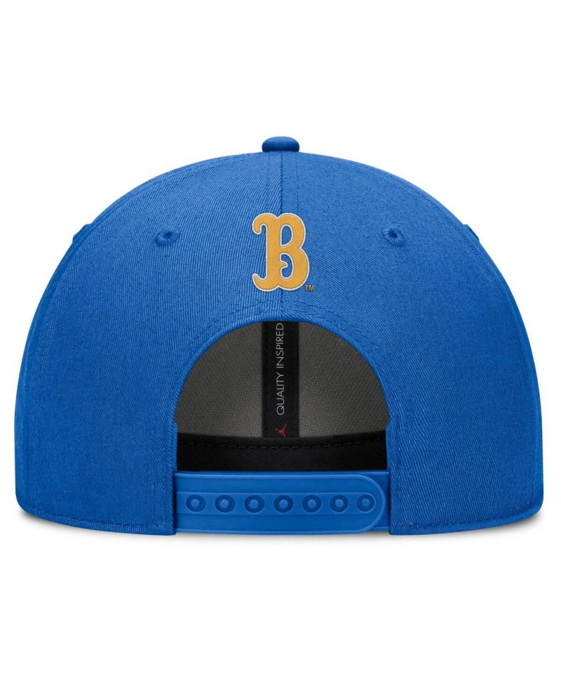 Men's Blue UCLA Bruins Slanted Primetime Rise Performance Adjustable Hat