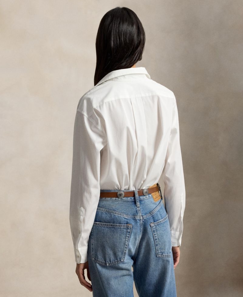 Women's Relaxed-Fit Cotton Shirt